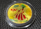 2000 Ase Colorized American Silver Eagle Rainbow Toned Reverse 1 Oz Silver