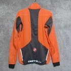 Castelli Superleggera Jacket Orange Xl Cycling Full Zip Reflectivity Packable