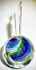 Free Shipping Studio Art Glass Handcrafted Perfume Bottle   Dauber Signed Harrie