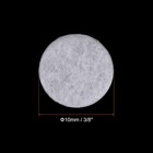 100pcs Round Felt Circles 10mm 3 8  Craft Felt Pads Non-woven Fabric Pad White