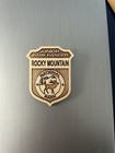 Rocky Mountain National Park Junior Ranger Wood Badge Brand New