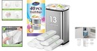 Clear 13 Gallon Trash Bags - 40 Count Heavy-duty Bin Liners For Home   Office