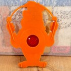 Vintage Post Fruity Pebbles Fred Flintstone Bike Reflector 4   Plastic Orange