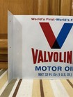 Valvoline Motor Oil Flange Sign Metal Gas Oil Garage Vintage Style Wall Decor