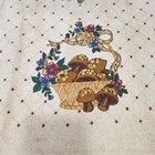 Vintage Retro Merry Mushroom Kitchen Terrycloth Kitchen Towel Mcm 70 s Cotton