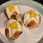  Realistic Fake Faux Play Food  Baked Potato   Display Props Lot Of 3