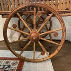 Vintage Italian 1970   s Bamboo Tea Cart Or Bar Cart 28    Tall