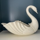 Vintage Lenox Swan Centerpiece Bowl   Ivory Porcelain   Made In Usa