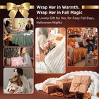 Soft Fluffy Fleece Throw Blanket For Couch And Living Room Decor