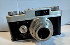 Vintage Argus C4 Rangefinder 35mm Film Camera W  50mm F 3 5 Cintar Lens Read
