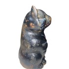 Hubley Vintage Cast Iron Black Cat Door Stop