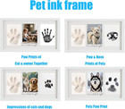 Paw Print Frame Kit  Cat dog Paw Print Kit  Dog Nose Print Kit  Soft Pawprint
