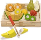 Melissa   Doug Wooden Cutting Fruit Toy Set