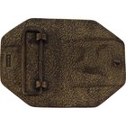 Steam Engine Train Railroad Locomotive History Western 1980s Vintage Belt Buckle