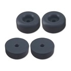 Cargo Trailer Ramp Door Replacement Black Rubber Bumper 2 5  Round W hole 4pcs