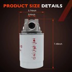 10 Micron Hydraulic Oil Filter Petroleum Based Fluids Filter For Lenz Cp-752-10