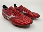 Mizuno Morelia Neo Iv Beta Elite Ag Artificial Grass Soccer Cleats Red White 5 5