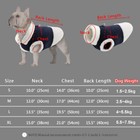 Dog Winter Warm Coat Fleece Lined Pet Cat Puppy Jacket Vest For French Bulldog
