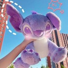 45cm Anime Cartoon Purple Stitch Plush Doll Girl Room Pillow Girlfriend Gifts
