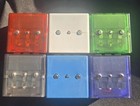 Radica Cube World Mods Toner Sparky Chief Spash Dash Sci-fi  Lot Working