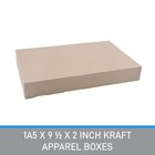 Sswbasics 15 X 9    X 2 Inch Kraft Apparel Boxes - Case Of 100