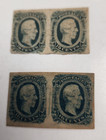 Stamps 10 Cent Jefferson Davis Confederate Csa Archer   Daly 1863    11 Lot Of 4