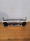 Vintage Sharp Qt-77 Am fm sw1 sw2 Stereo Radio Dual Cassette Boombox