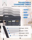 Baby Changing Table With Storage  Versatile Folding Changing Table  Baby Chan   