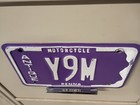 2005 Pennsylvania License Plate Antique Motorcycle Purple 