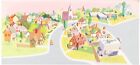 Walt Disney Productions Original 1956 Donald Duck Short Pan Background And Cel