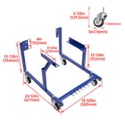 Engine Cradle Lift Stands With Wheels 1000 Lbs Heavy Duty For Ford Small Block