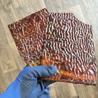 Stained Glass Vintage Sheet  3473 Lot Of 6 Vintage Premium Glass Large Trims