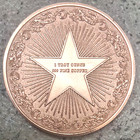 20 Leapord Profile Coins 1oz Bu Copper Round  999 Fine Bullion  3d Hi-relief Cb