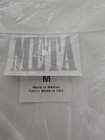 Meta 40 Inch Unisex Medical Lab Coat  New Sealed Pkg  Size Med  Color White 