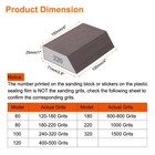 8pcs Sanding Sponge Blocks 220  1000 Grit Sanding Block 4 x2 8 x1 