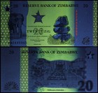 Zimbabwe 20 Zig  zimbabwe Gold   2026  P-116  Unc