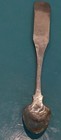 Coin Silver Spoon 1700s Crude Colonial America Maybe Early New England Estate