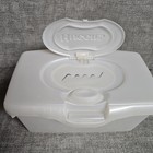 Vintage Huggies Wipes White Container Full Size Empty Box Refillable Baby Wipes