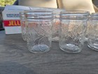 12 Vintage Golden Harvest Jelly Jars 8 Oz Fruit Embossed 1994 Nos