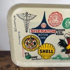 Vintage Shell Oil Salesman Fibreglass Tray 1950   s Advertising   Si Lite Usa Rare