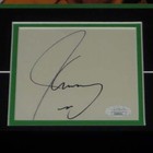 The Mask 11x17 Movie Poster Deluxe Framed With Jim Carrey Autograph - Jsa