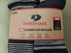 New Mossy Oak 6 Pair Full Cushion Cotton Blend Crew Socks 
