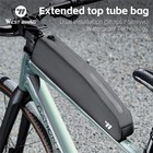 West Biking Bicycle Frame Top Tube Bag Extended Waterproof Gravel Bike Bag 1 9l