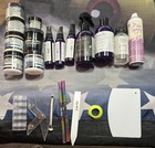 Lot Of 200  -craft Scrapbooking Valentine Love Stamps ink stickers texture  Pens