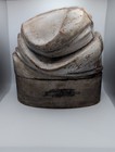 Antique Ny Hb Co Wooden Millinery Hat Block Puzzle Form Mold Turban Draped 3410