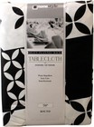 Dependable Industries Inc  Essentials Flannel Back Vinyl Tablecloth  70  Round 