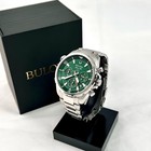 Bulova Marine Star Green Dial Chronograph Men s Quartz Watch   43mm   96b396