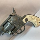 Vintage Hubley Cowboy Revolver Style Cap Gun Steer Head Grips Must See