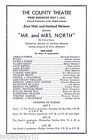 Gloria Stuart  mr  And Mrs  North  Owen Davis 1941 Suffern  New York Playbill