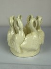 Vintage Ducks Gaggle Of Geese In A Ring Circle Ceramic Vase Planter